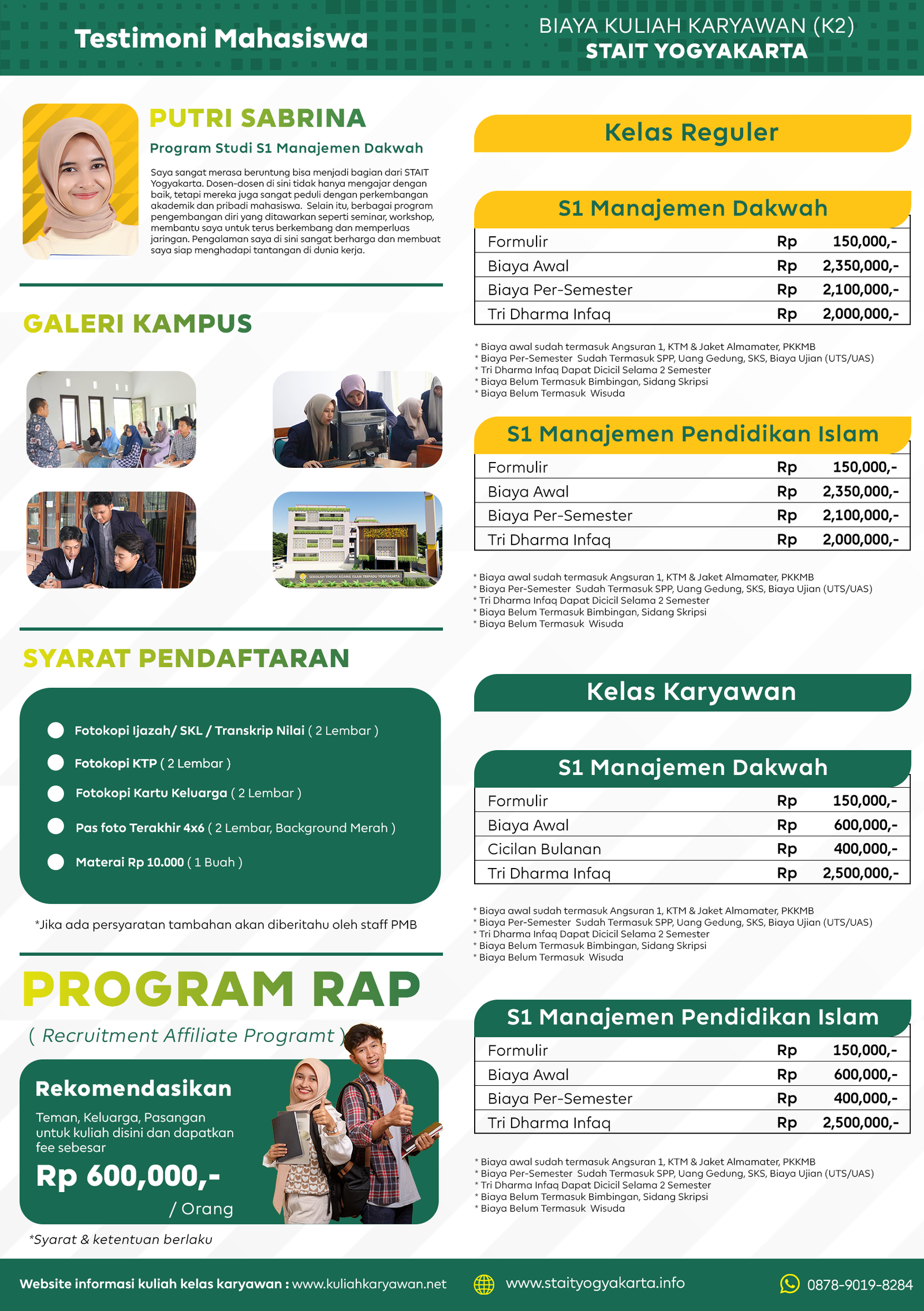 Brosur STAIT Yogyakarta sedang dibuat