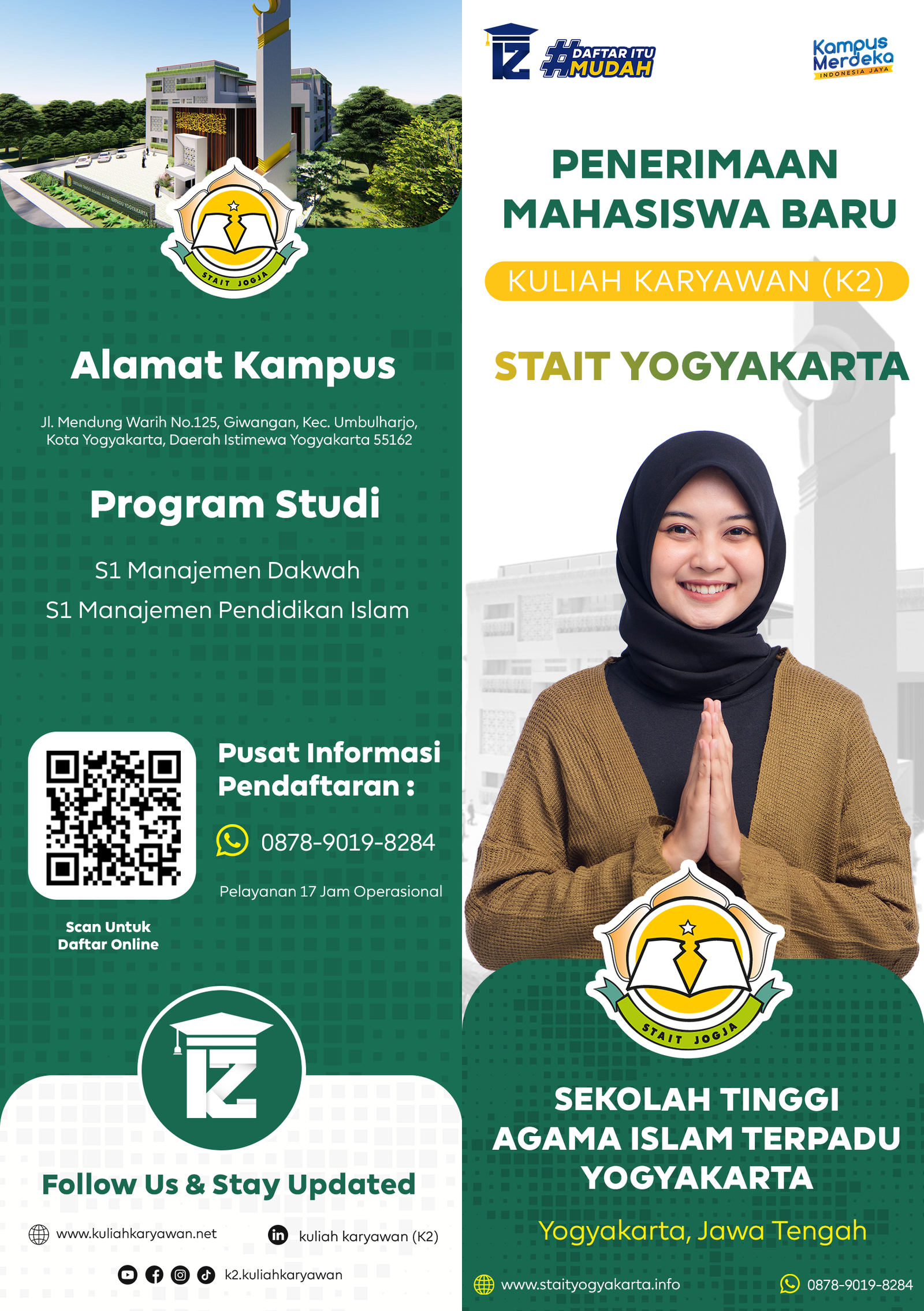 Brosur STAIT Yogyakarta sedang dibuat